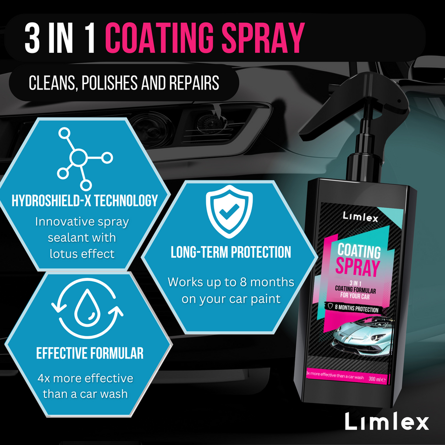 Kit de cuidado del automóvil Limlex® Platinum